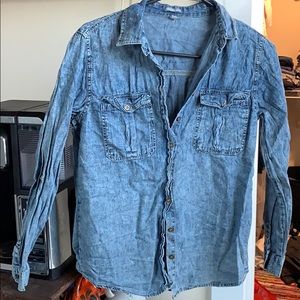 Jean button up